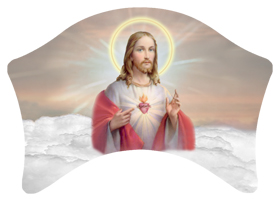 Sacred Heart Clouds Bronze